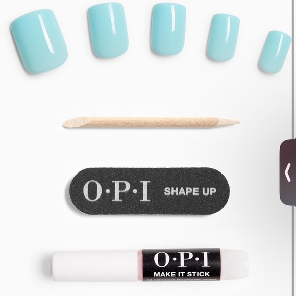 Suzi Without A Paddle | OPI On Point Instant Press-On Mani - Light Blue - Picture 6 of 6